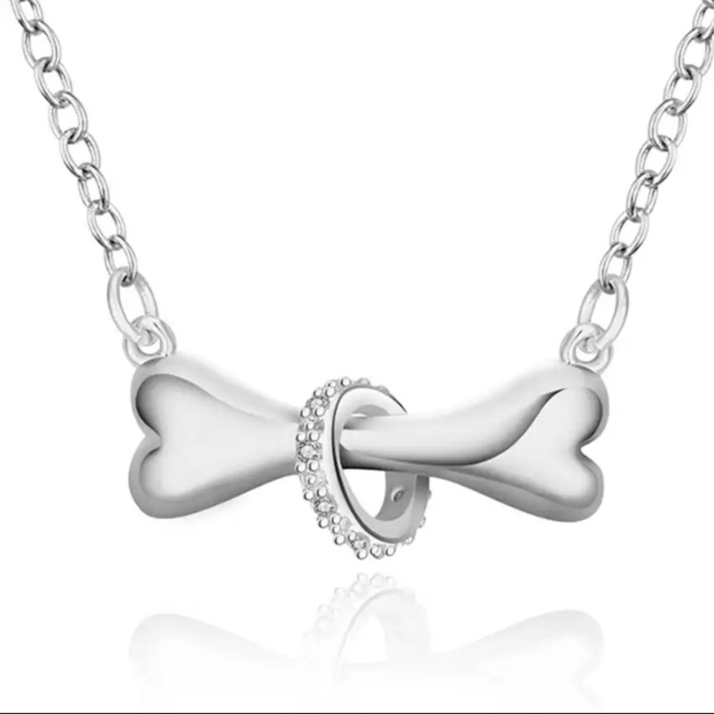 Sterling Silver Dog Bone Necklace
